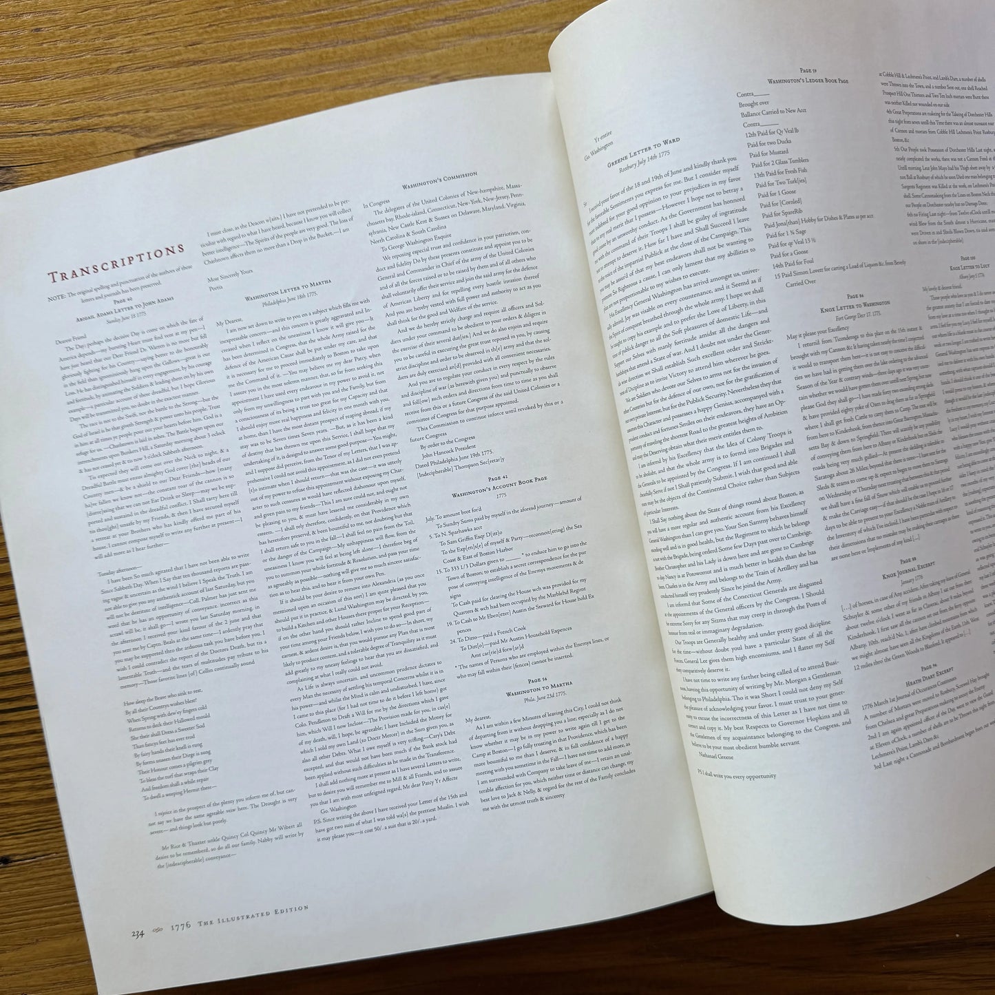 Special "1776 : The Illustrated Edition" with reproduction documents — Used