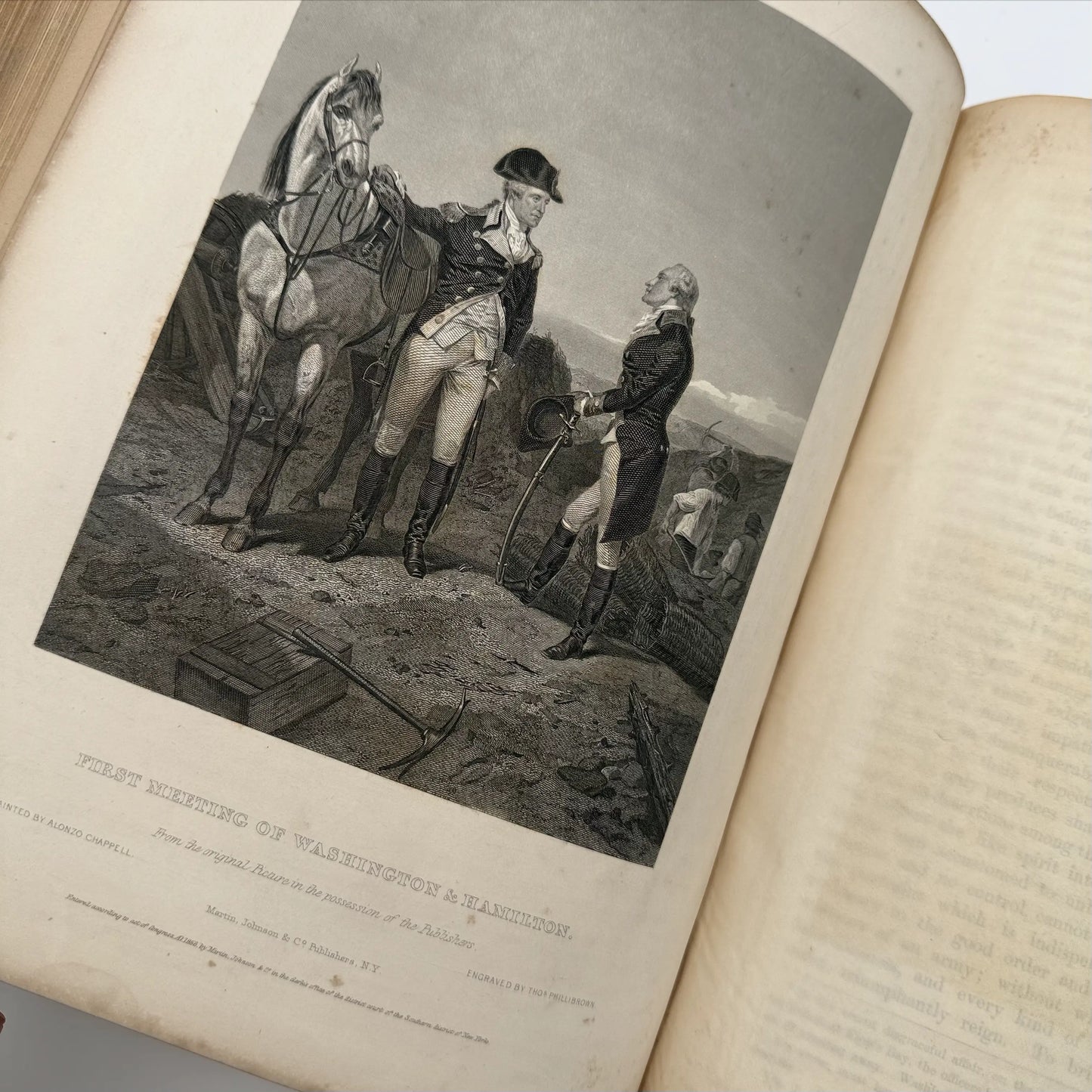 "Life of Washington" by John Frederick Schroeder— 1857— Two volume set