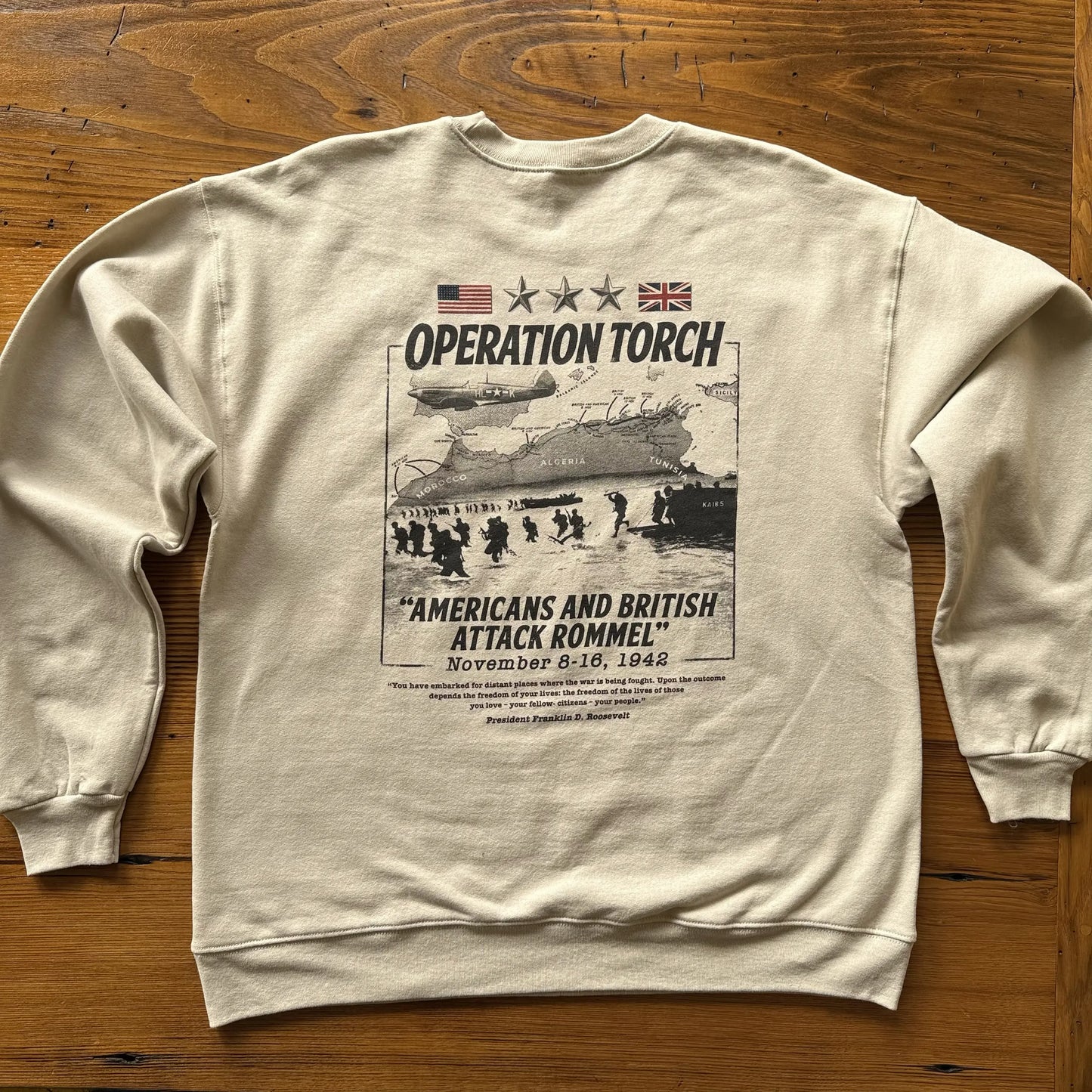 "Operation Torch" Crewneck sweatshirt