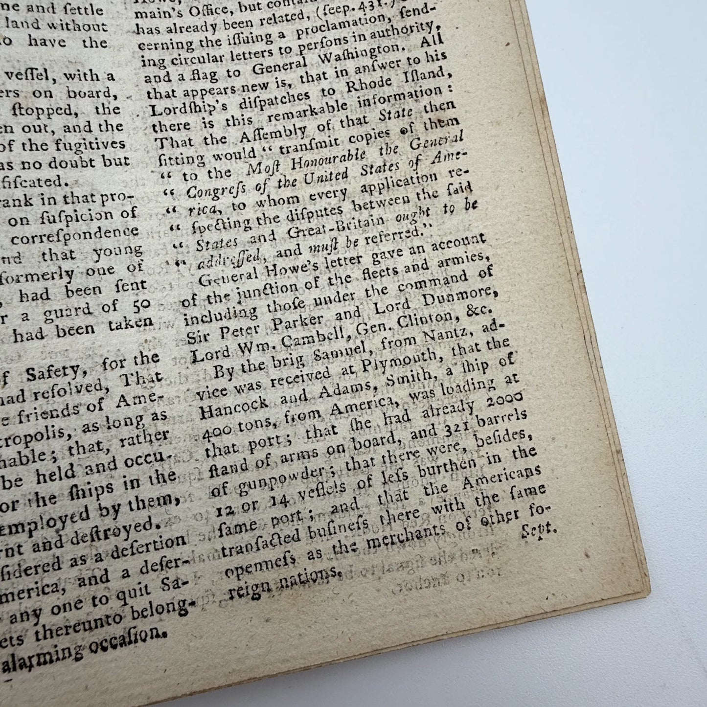 1776 Gentleman's Magazine for October and Supplement for the Year 1776, with folding map Illustrating the late Engagement in Long Island