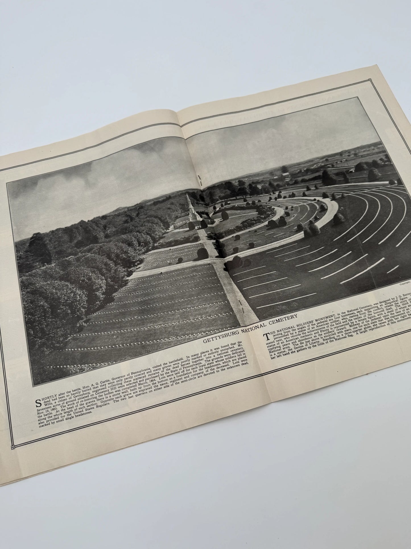 Gettysburg Fiftieth Anniversary, with map and pamphlet