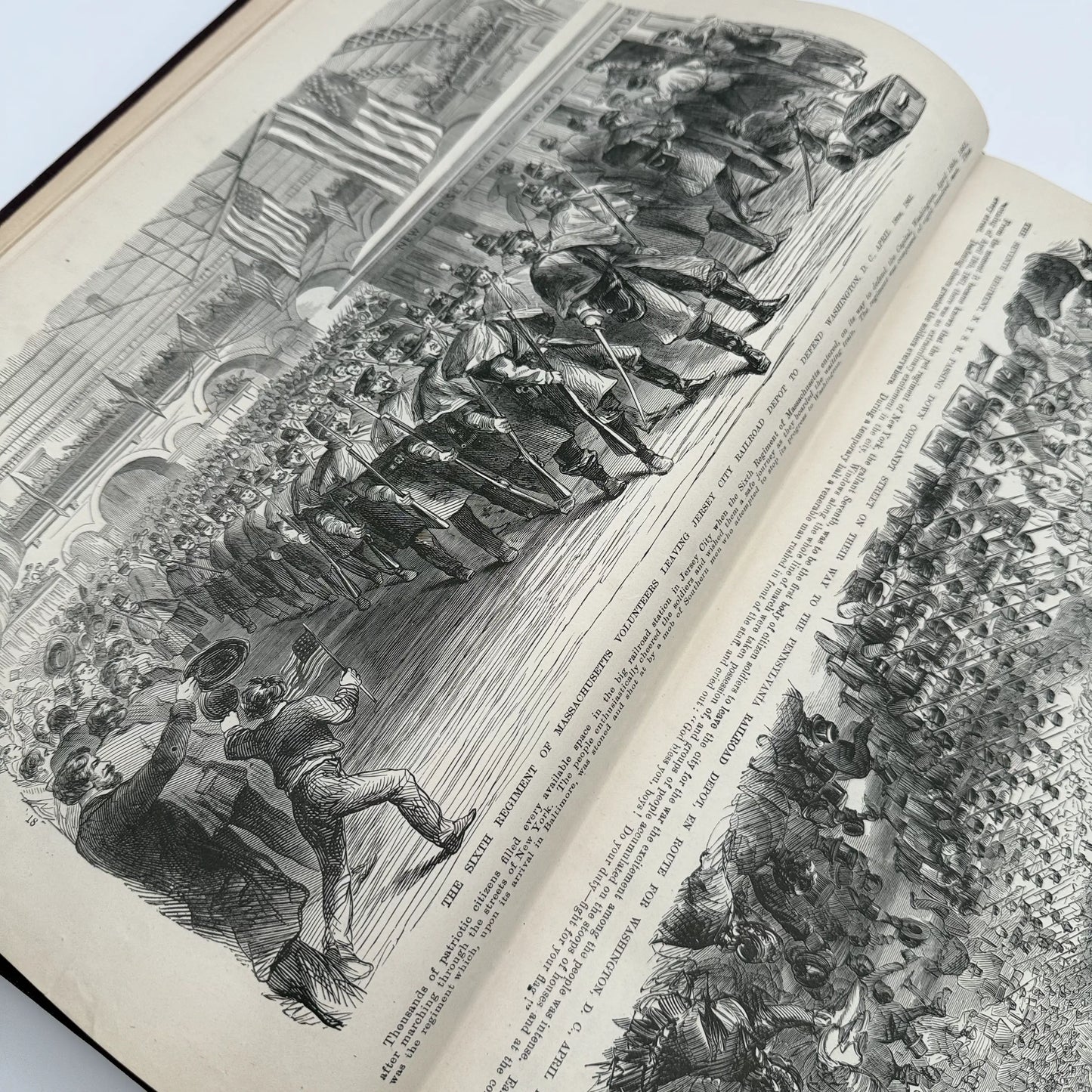 "Frank Leslie's Illustrated History of the Civil War" edited by Louis Shepheard Moat — 1895 — with authographs from two Civil War Generals