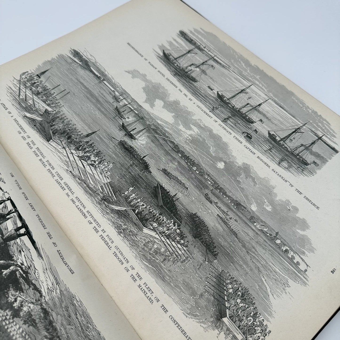 "Frank Leslie's Illustrated History of the Civil War" edited by Louis Shepheard Moat — 1895 — with authographs from two Civil War Generals