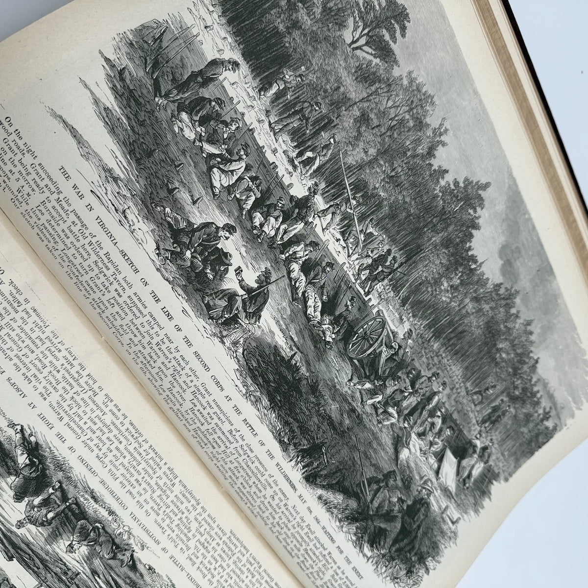 "Frank Leslie's Illustrated History of the Civil War" edited by Louis Shepheard Moat — 1895 — with authographs from two Civil War Generals