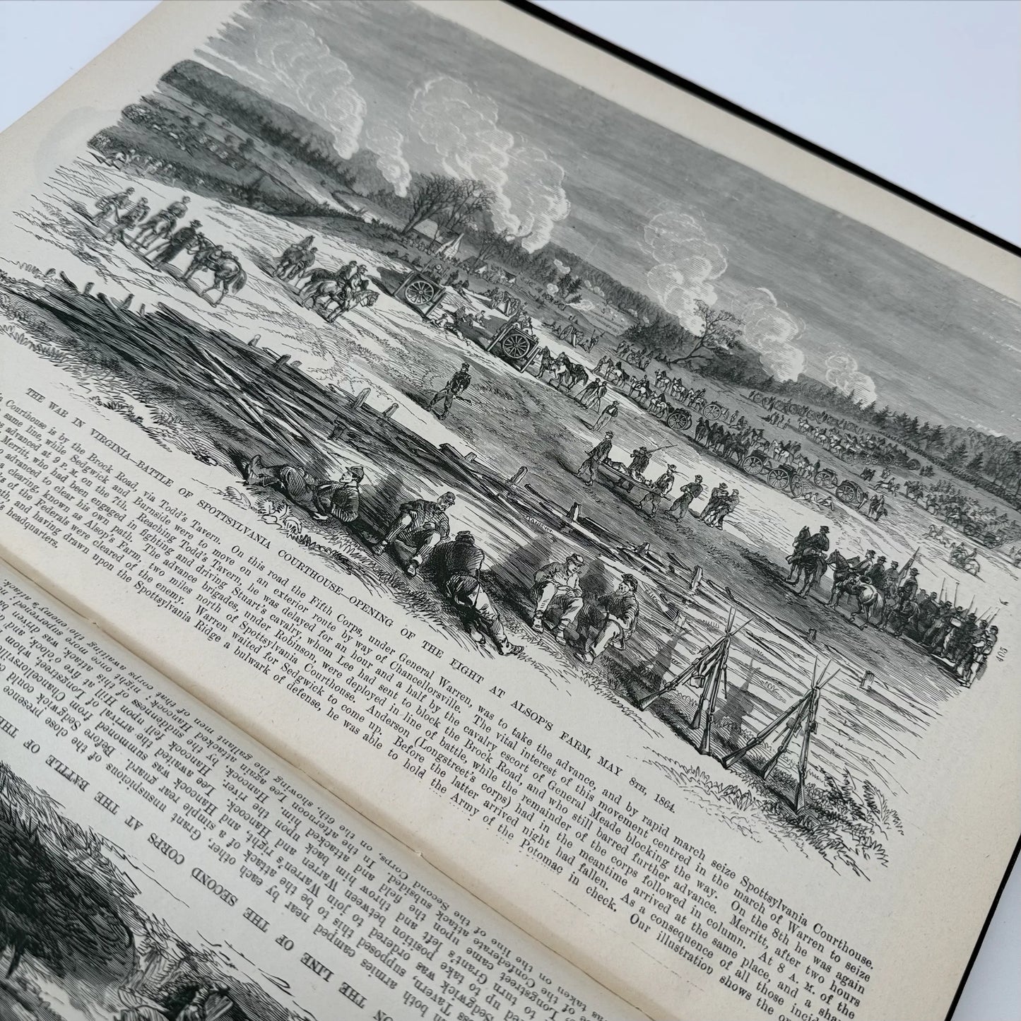"Frank Leslie's Illustrated History of the Civil War" edited by Louis Shepheard Moat — 1895 — with authographs from two Civil War Generals