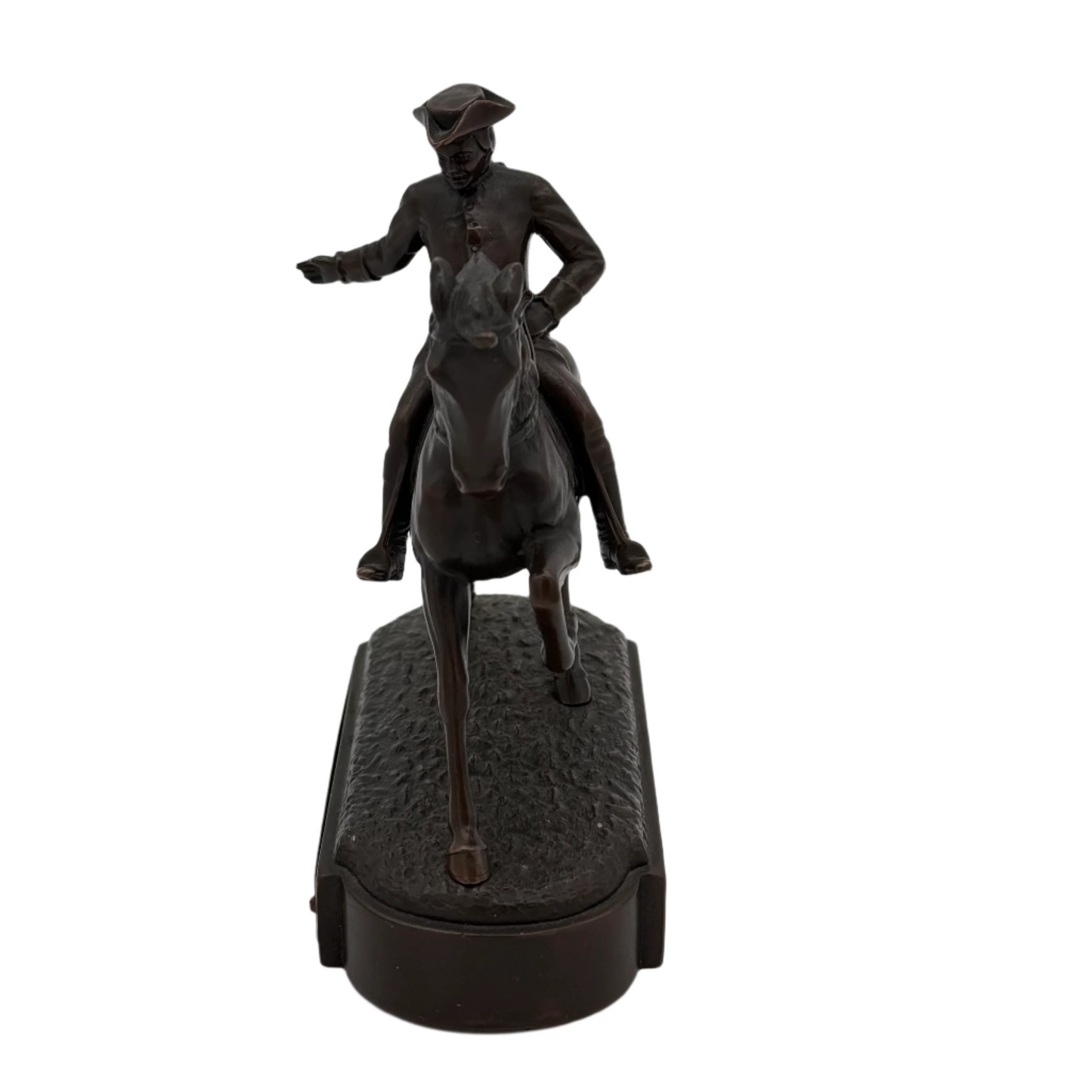 Antique Paul Revere Desk Statue