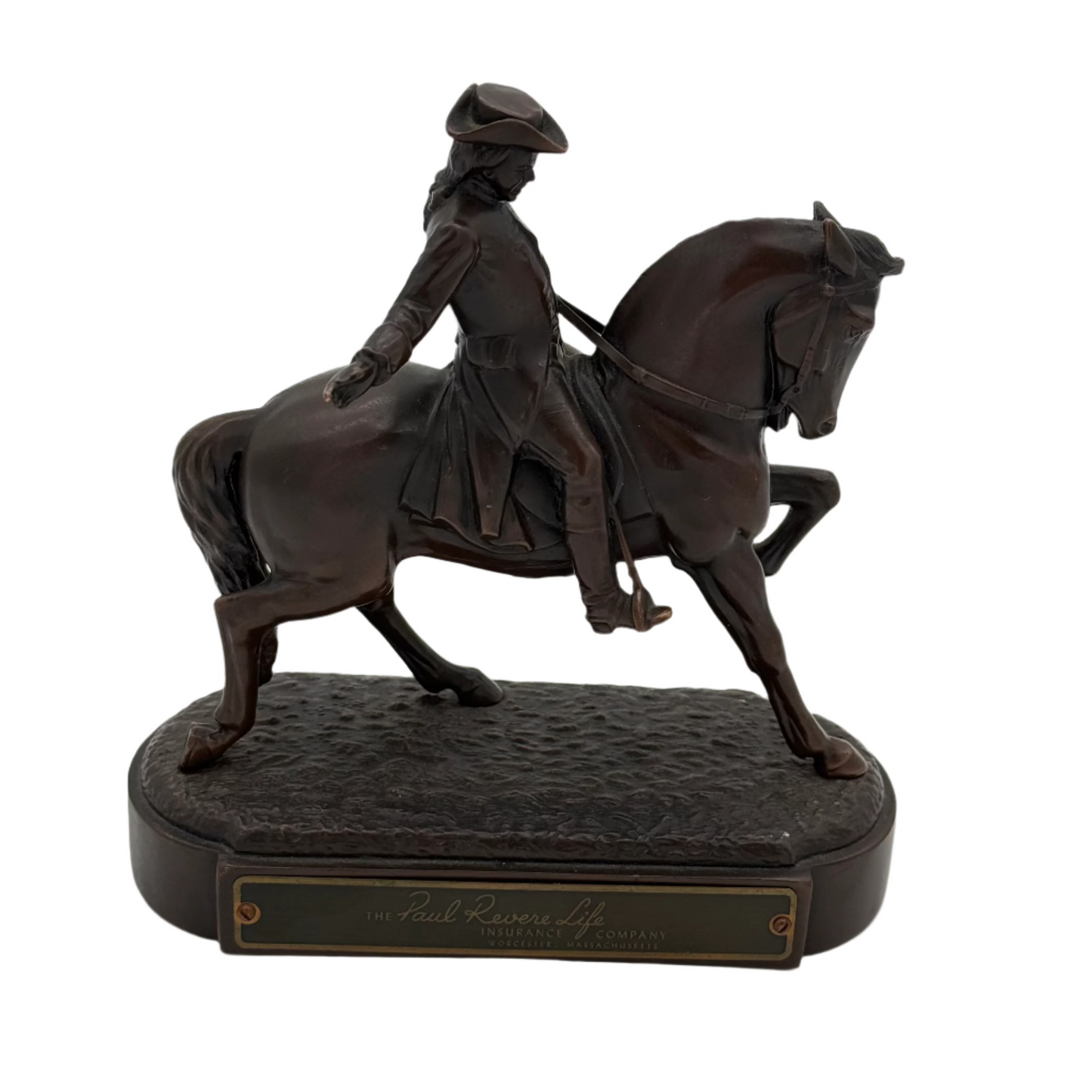 Antique Paul Revere Desk Statue