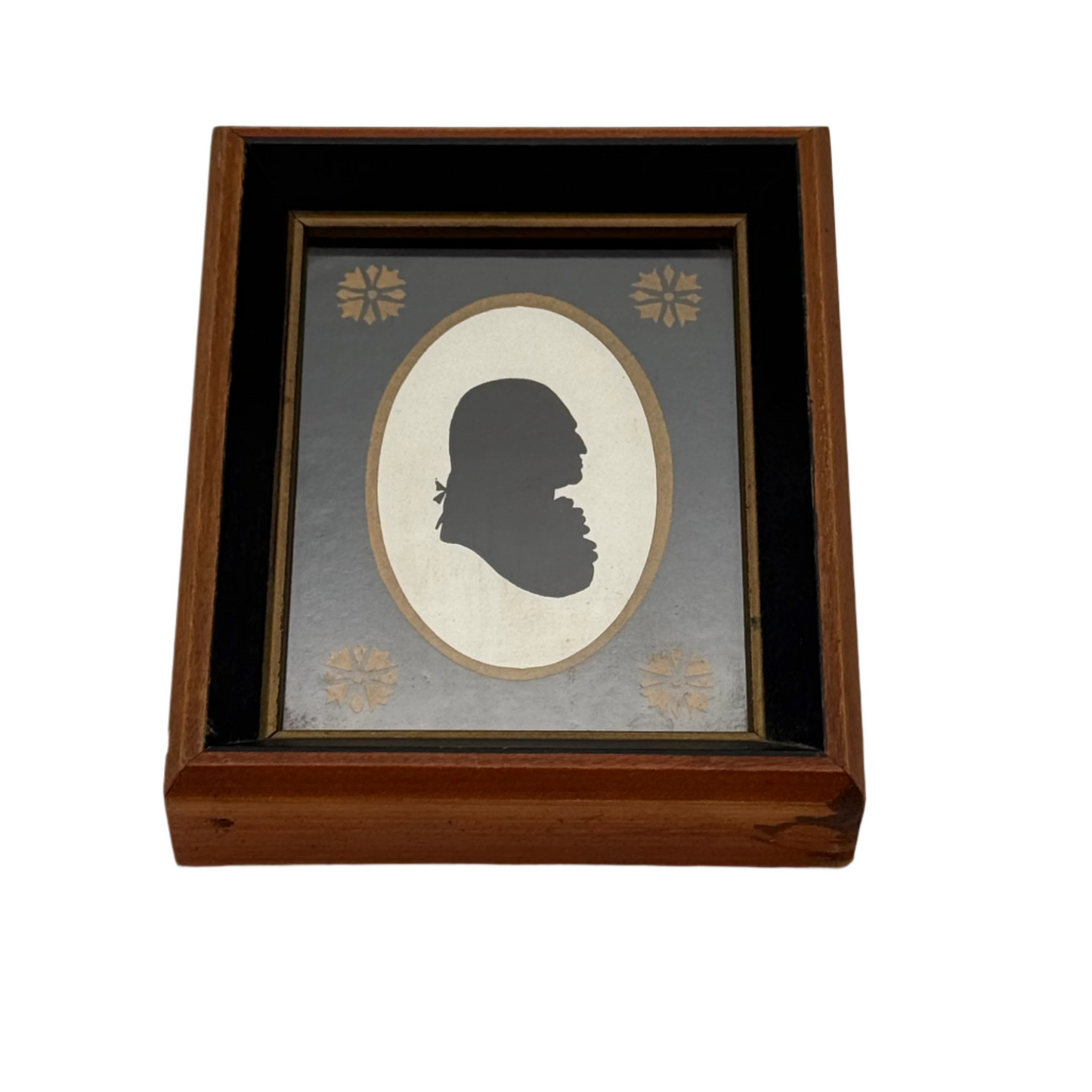 Framed George and Martha Washington Silhouettes — Wallace Nutting — c.1920's