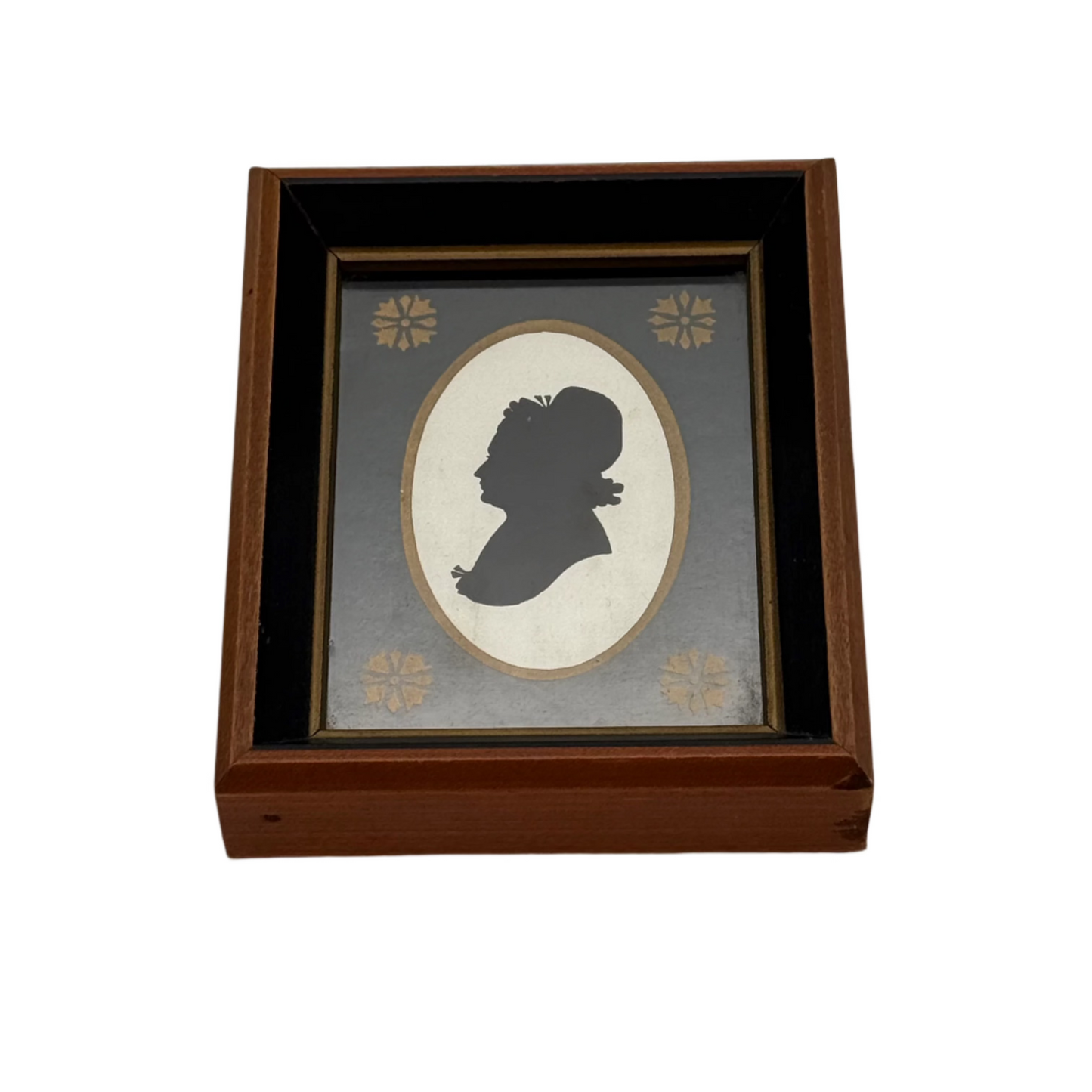 Framed George and Martha Washington Silhouettes — Wallace Nutting — c.1920's