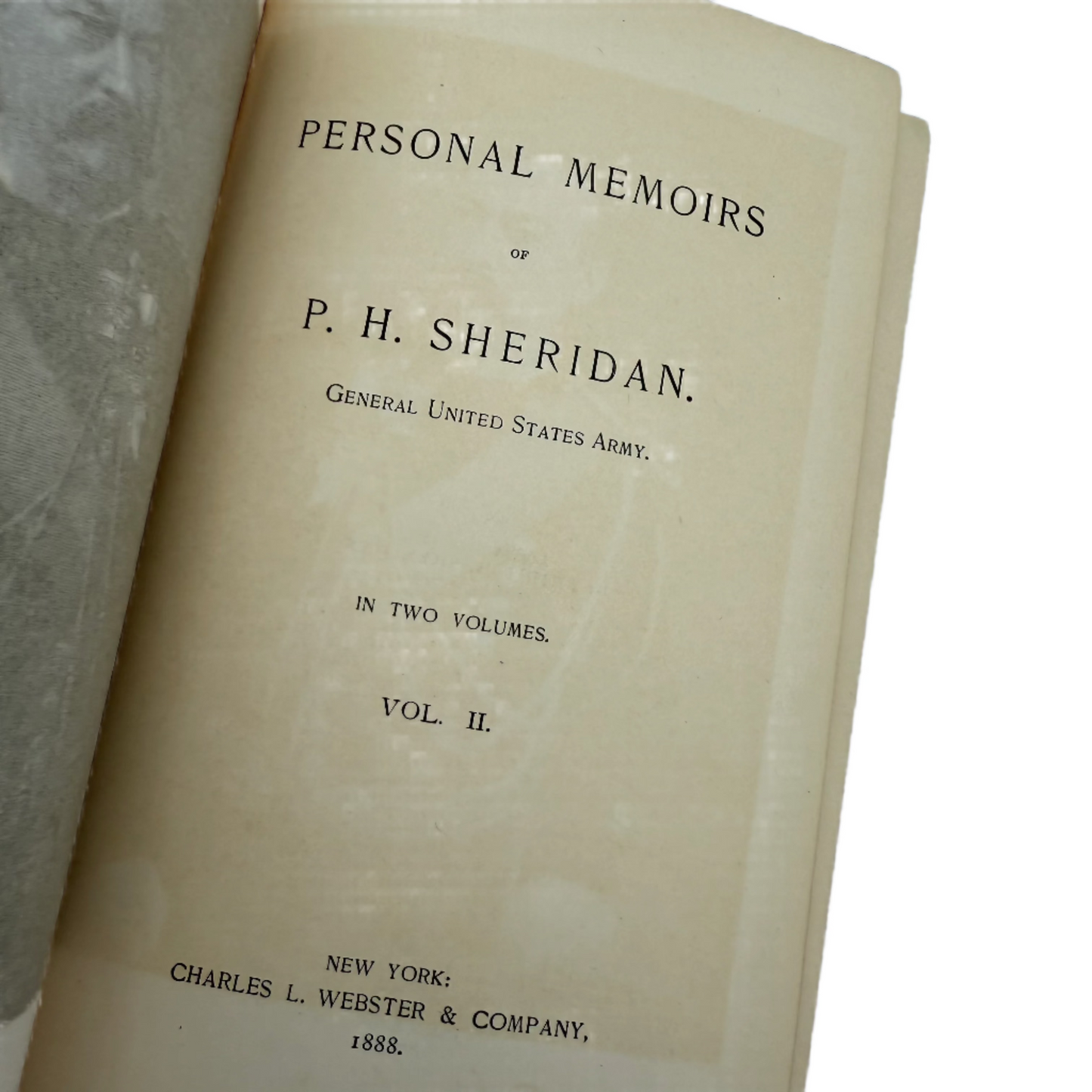 Personal Memoirs of R.H. Sheridan — Two volumes — 1888