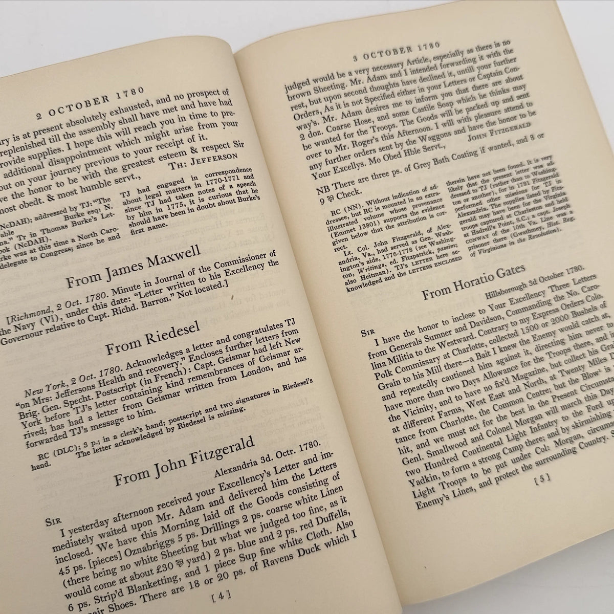 The Papers of Thomas Jefferson — Volumes 4, 7, 8, and 9 — Princeton University Press