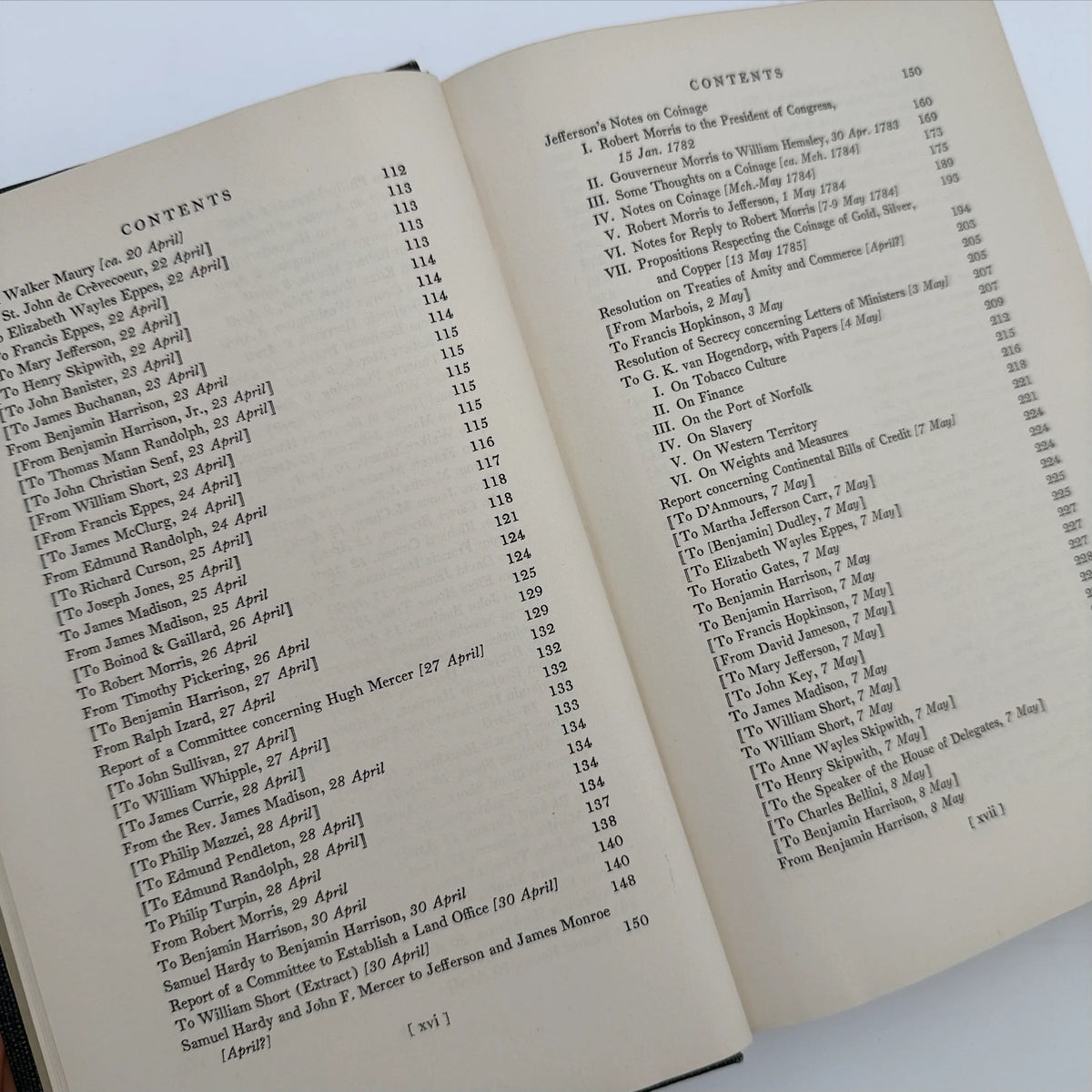 The Papers of Thomas Jefferson — Volumes 4, 7, 8, and 9 — Princeton University Press