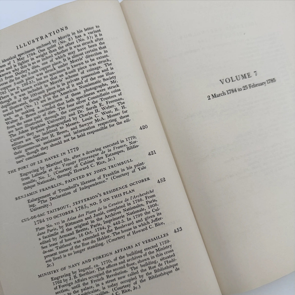 The Papers of Thomas Jefferson — Volumes 4, 7, 8, and 9 — Princeton University Press