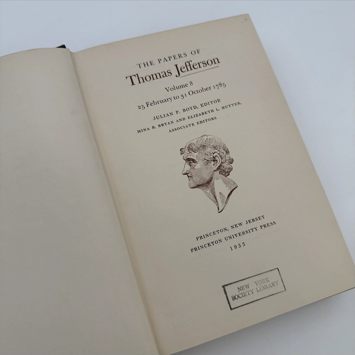 The Papers of Thomas Jefferson — Volumes 4, 7, 8, and 9 — Princeton University Press
