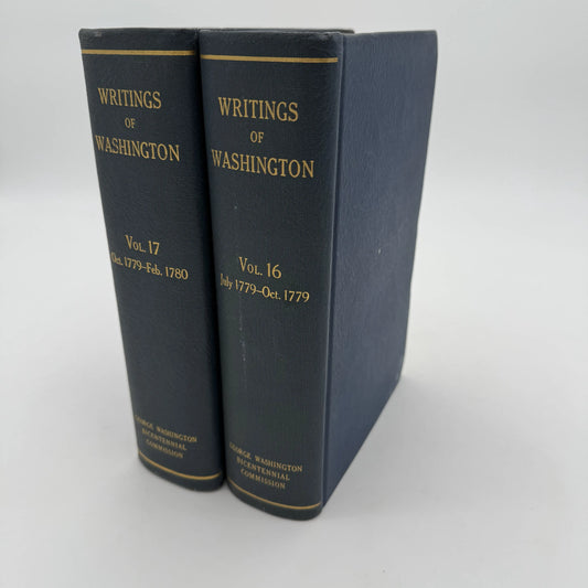 The Writings of Washington from the original manuscript sources — 19 volumes — Incomplete set