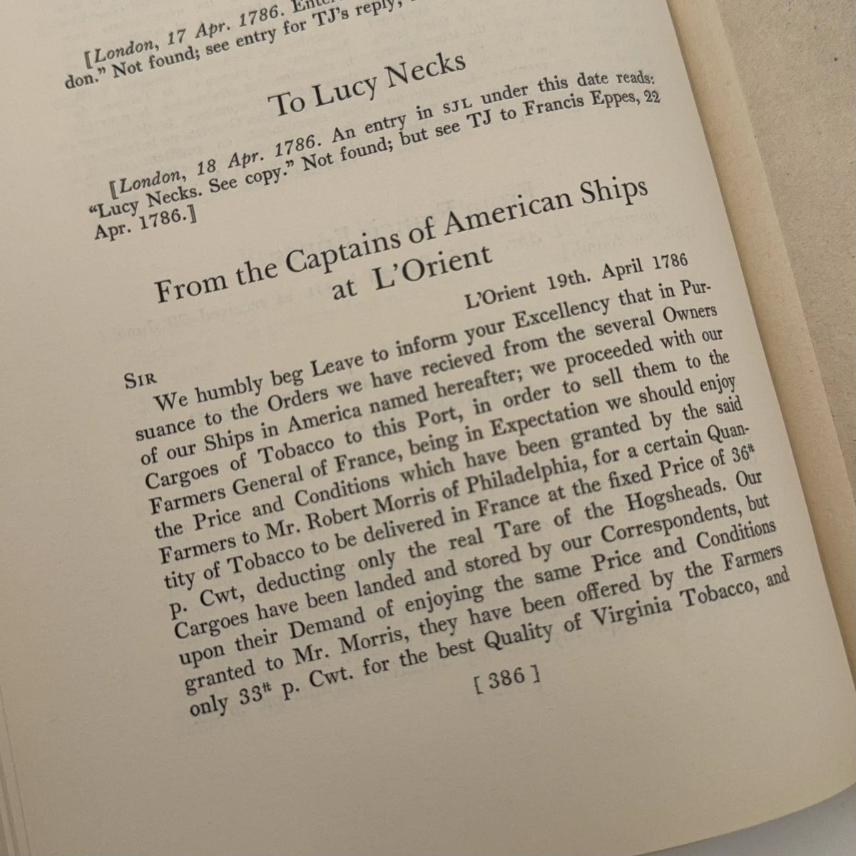 The Papers of Thomas Jefferson — Volumes 4, 7, 8, and 9 — Princeton University Press