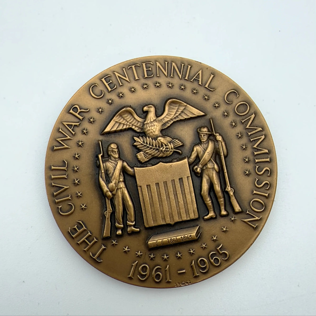 Civil War Centennial Bronze Medal with Ulysses Grant & Robert E. Lee