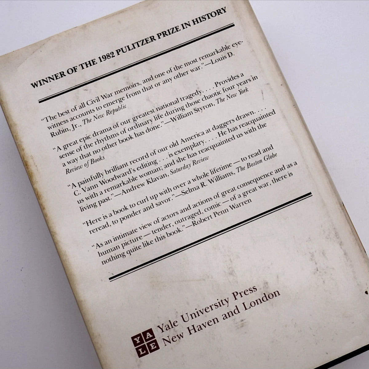 "Mary Chesnut’s Civil War" — Winner of the 1982 Pulitzer Prize in History