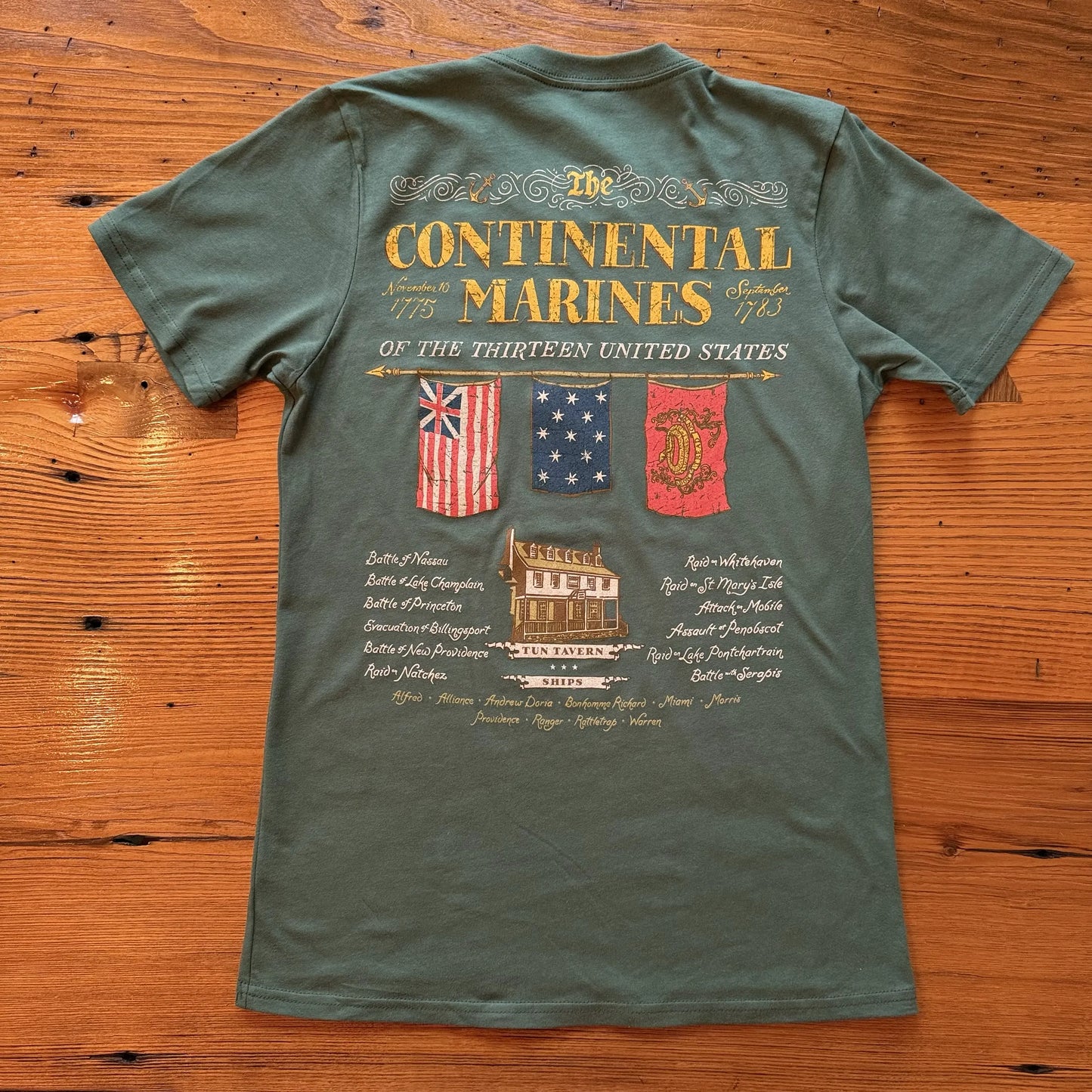 "The Continental Marines" Made in America Shirt