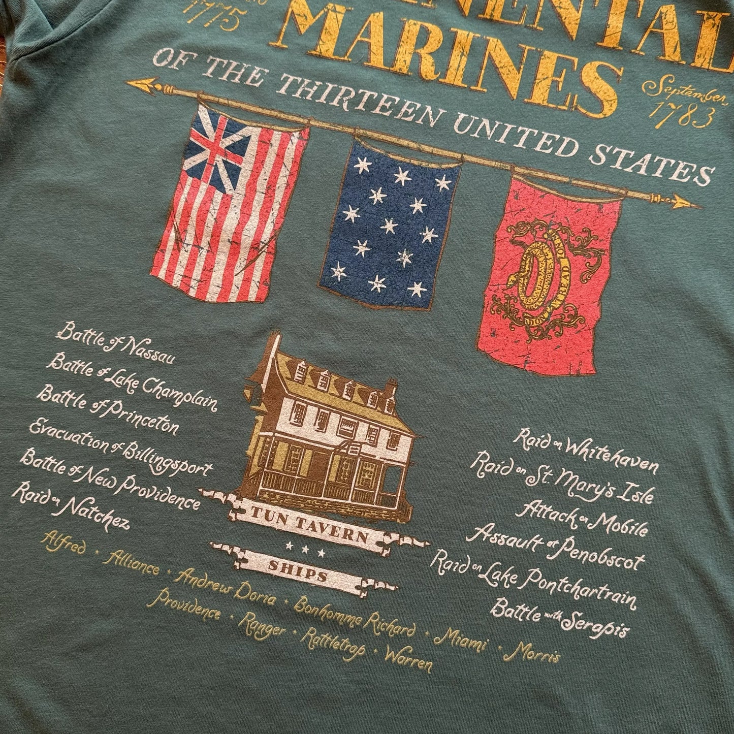 "The Continental Marines" Made in America Shirt