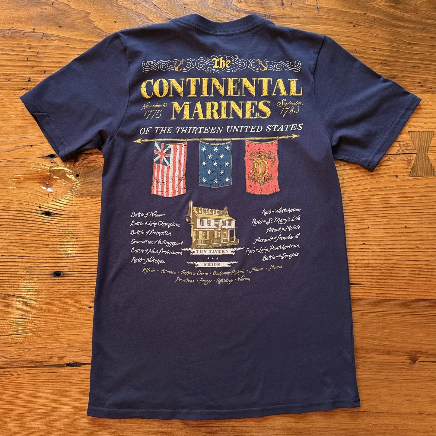 "The Continental Marines" Made in America Shirt
