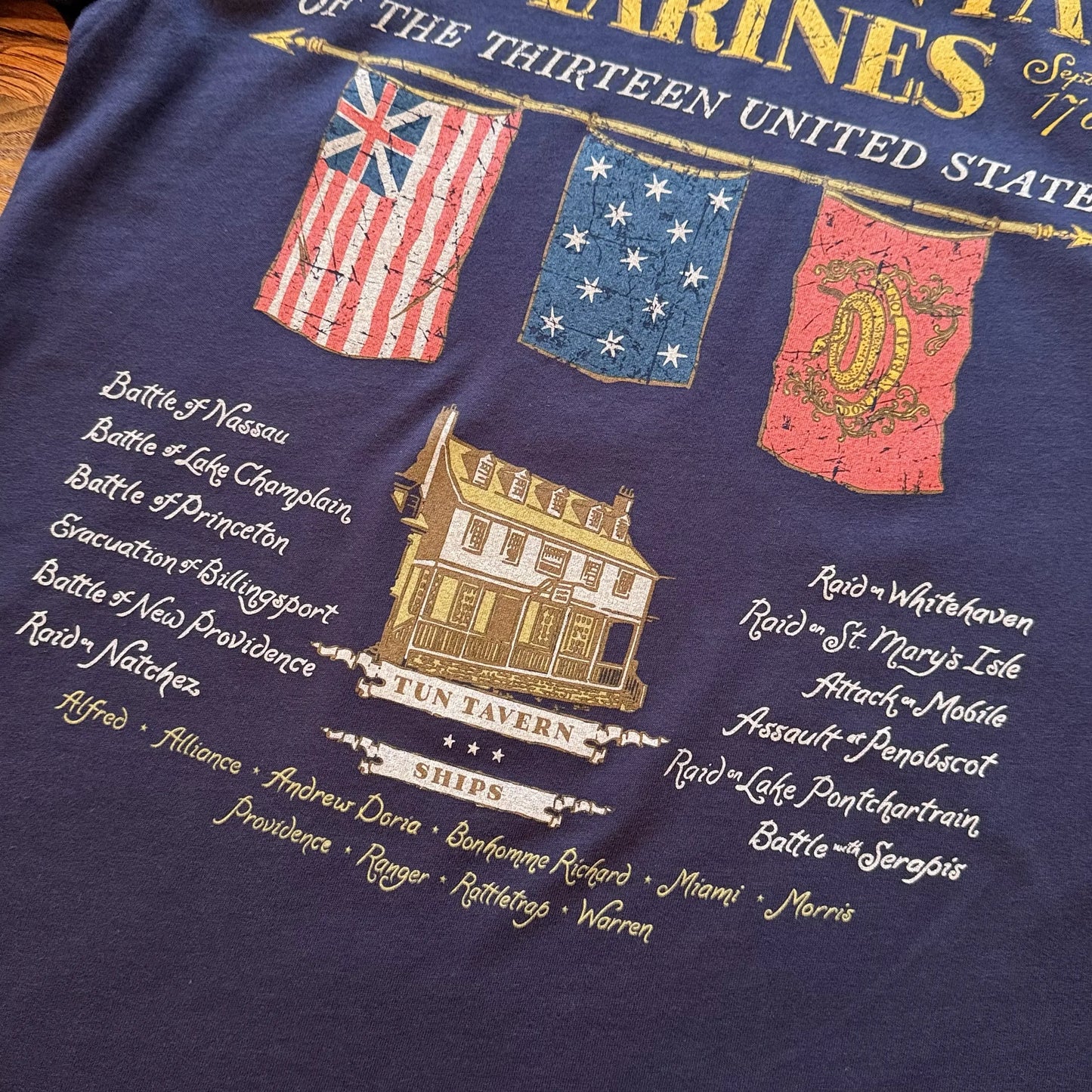 "The Continental Marines" Made in America Shirt