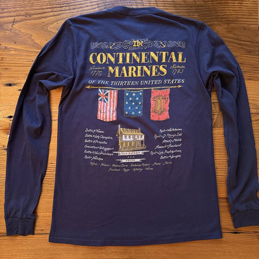 "The Continental Marines" Made in America Long-sleeved Shirt
