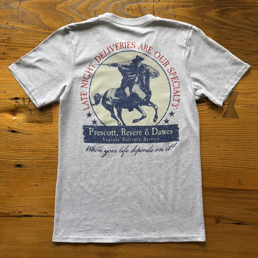 "Prescott, Revere, and Dawes Express Delivery Service" Made in America Shirt