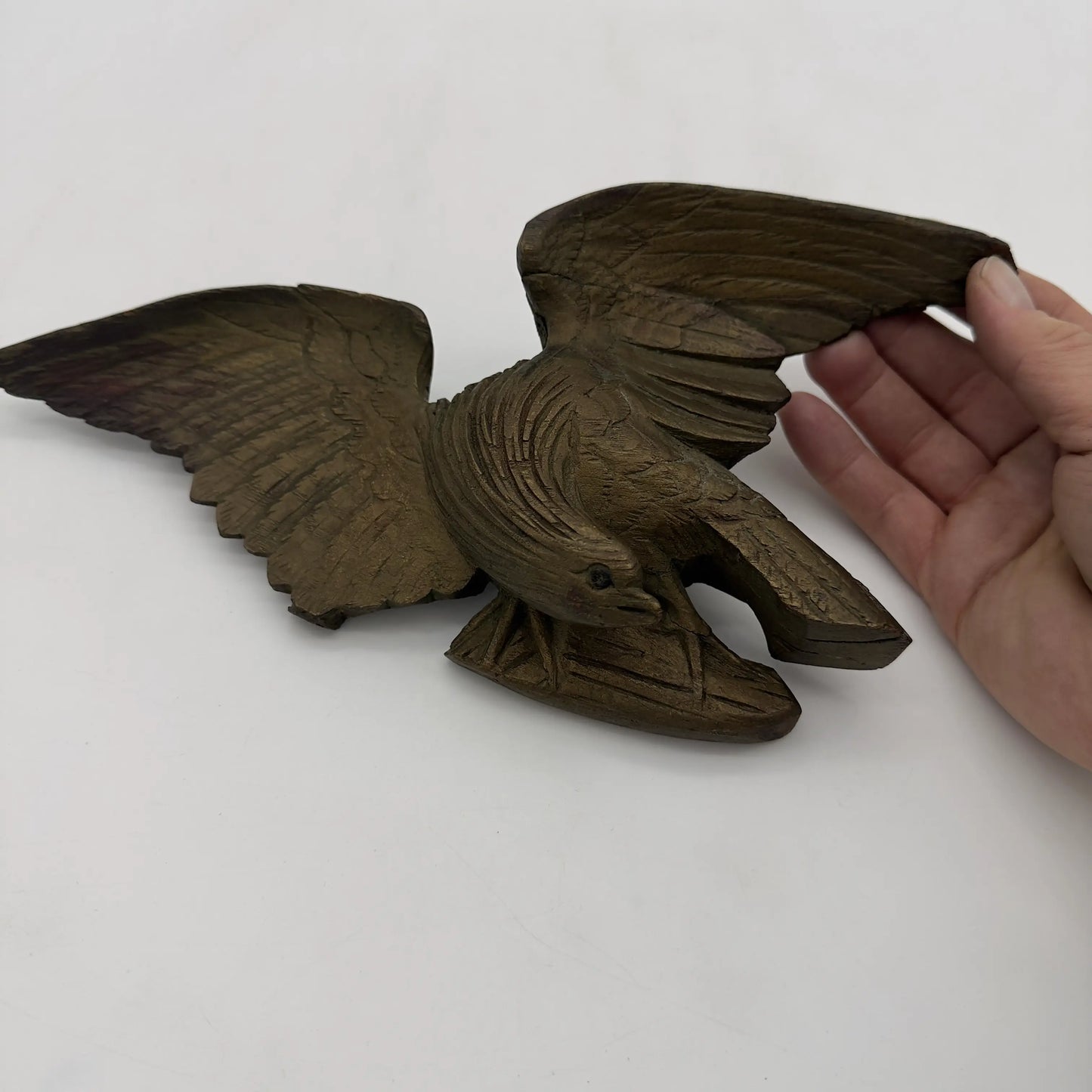 Small Carved American Eagle — Only one