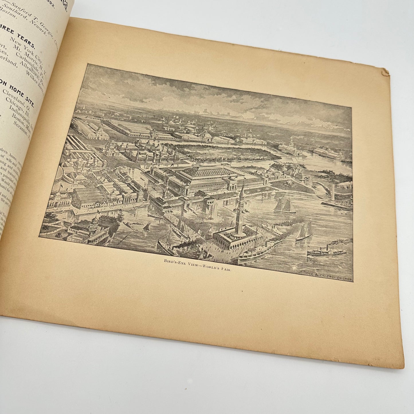 The History of the World's Columbian Exposition — Volume III — Exhibits — With three other publications