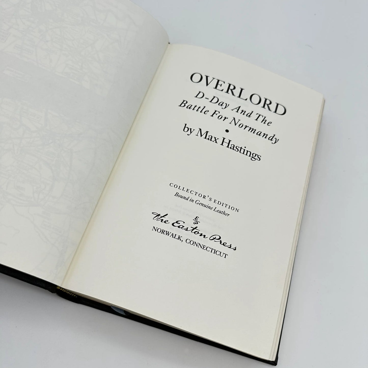 "Overlord" — Max Hastings  — Leather-bound, gilt-edged Easton Press edition