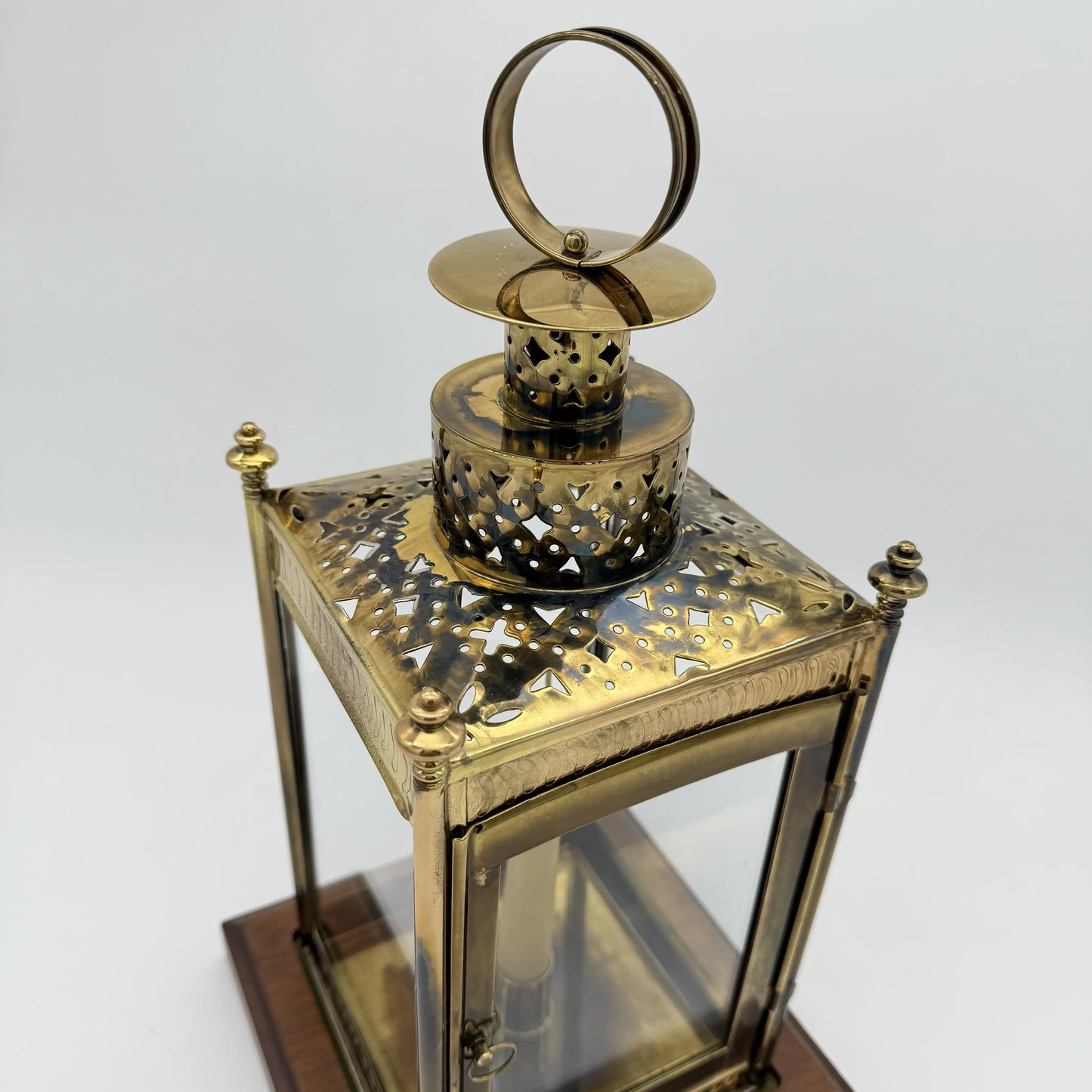 The Official Bicentennial Paul Revere-North Church Lantern Authorized by the Concord Antiquarian Society — Brass plated