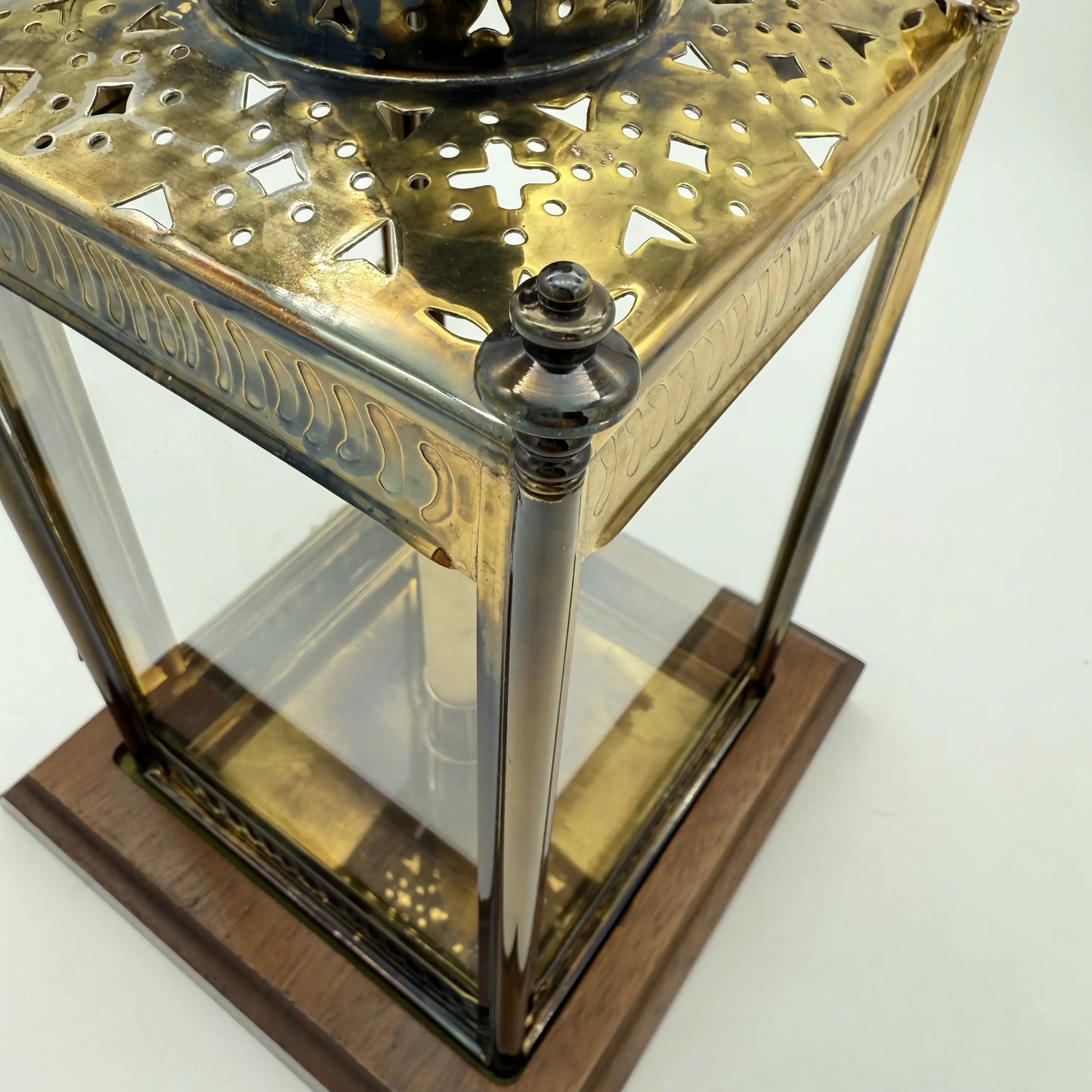 The Official Bicentennial Paul Revere-North Church Lantern Authorized by the Concord Antiquarian Society — Brass plated