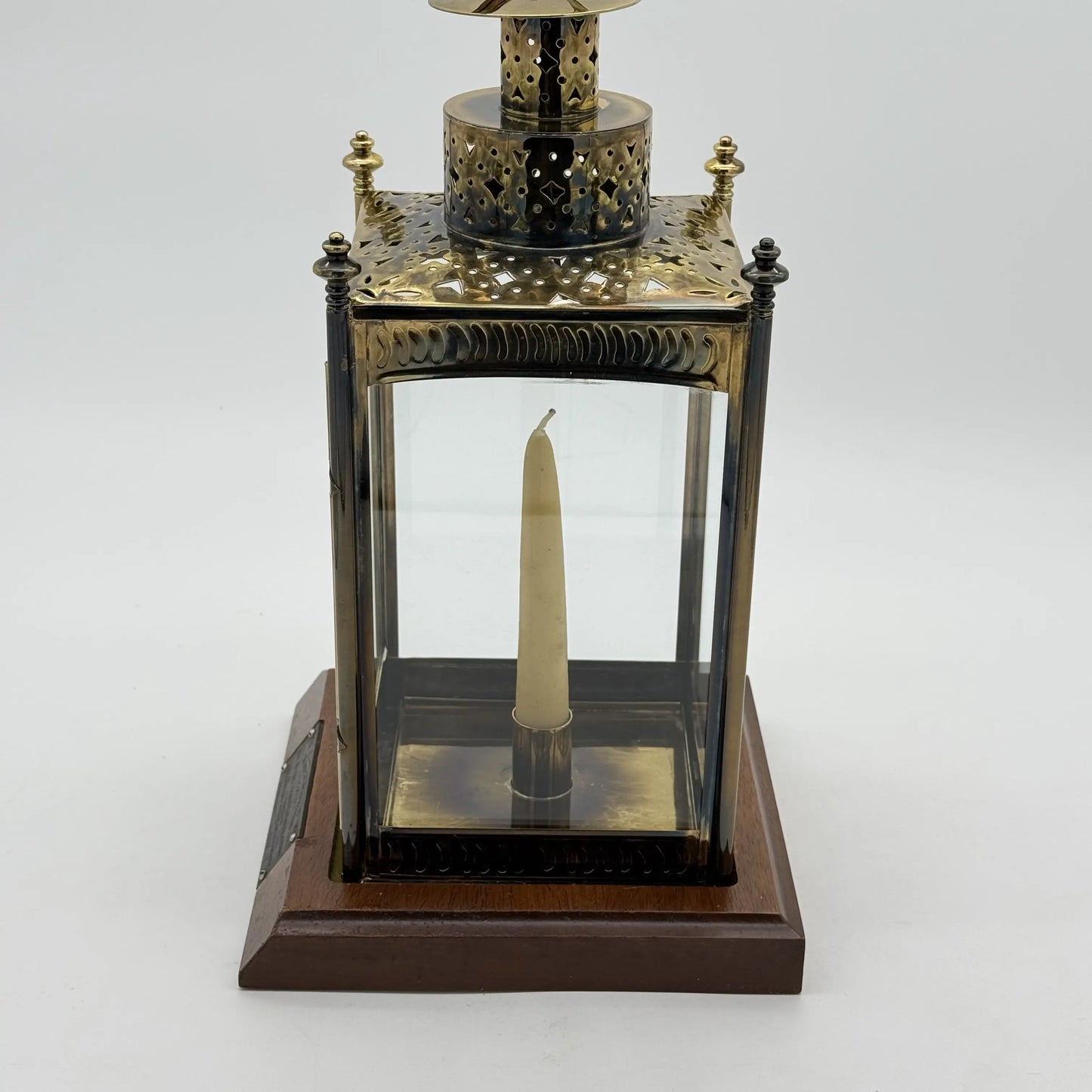 The Official Bicentennial Paul Revere-North Church Lantern Authorized by the Concord Antiquarian Society — Brass plated