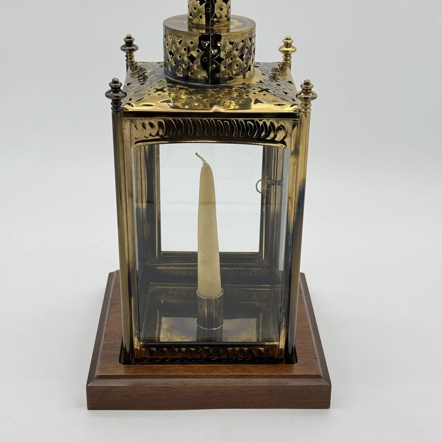 The Official Bicentennial Paul Revere-North Church Lantern Authorized by the Concord Antiquarian Society — Brass plated