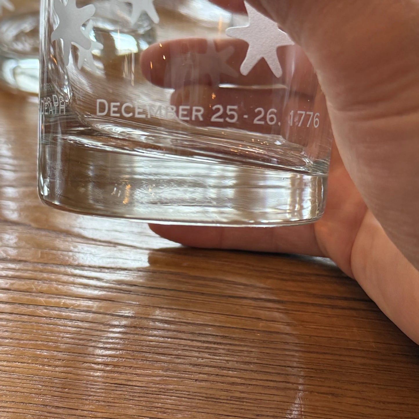 "Victory or Death" Revolutionary Tankard Pitcher  showing the stars from Washington's HQs flag — Made in America