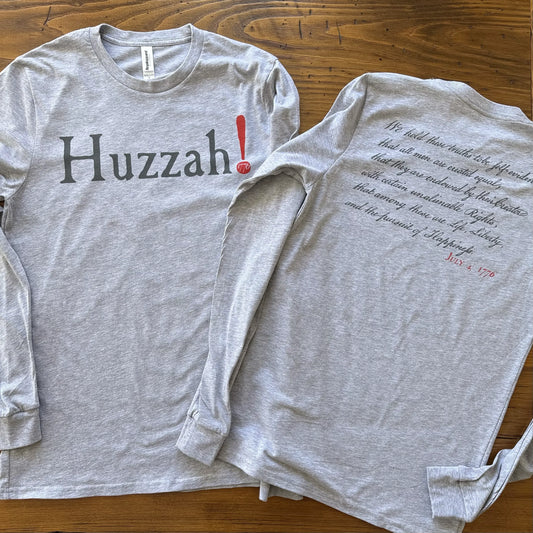 Huzzah! July 4, 1776 Long-sleeved shirt — Made in America
