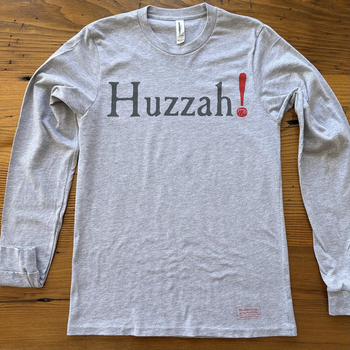 Huzzah! July 4, 1776 Long-sleeved shirt — Made in America