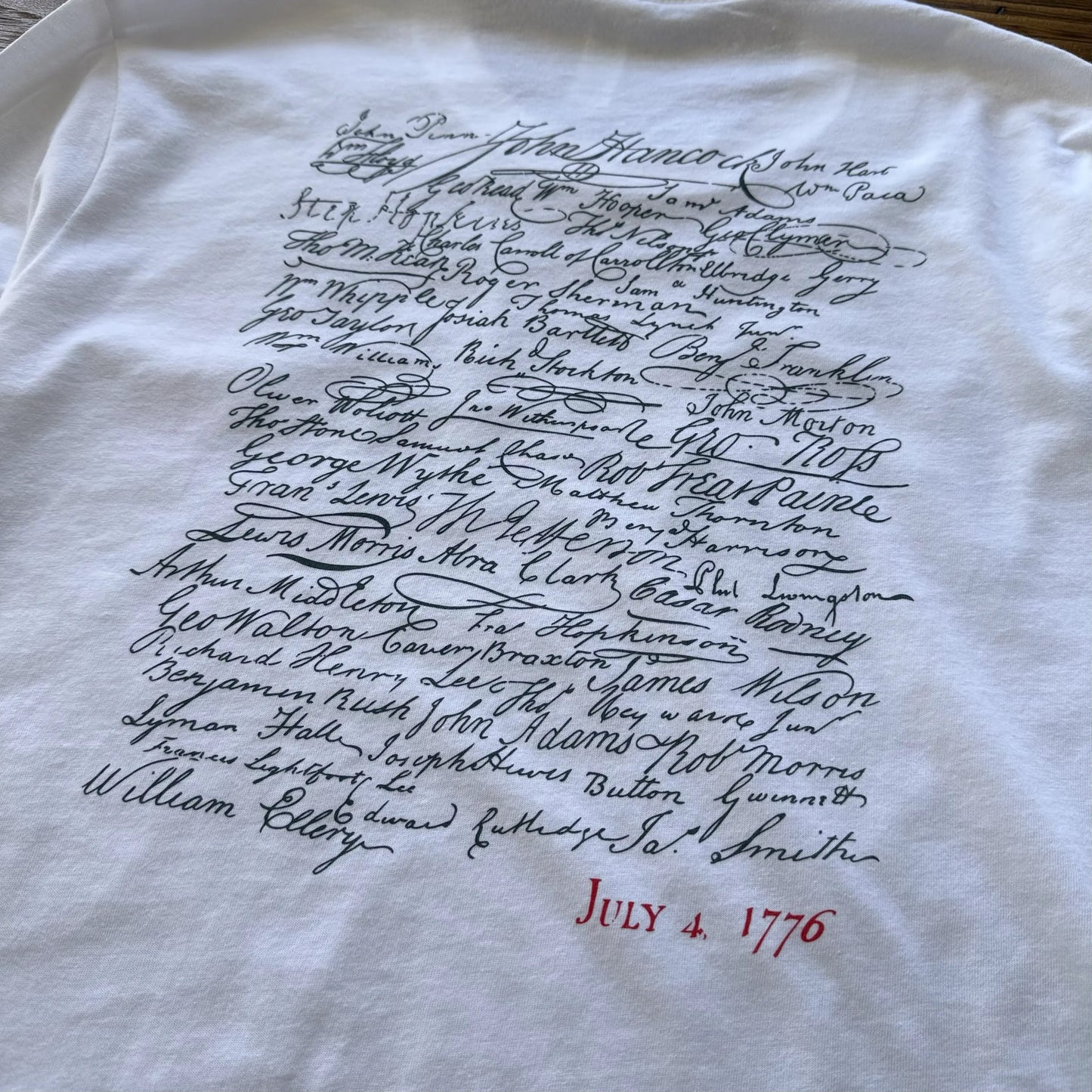 Huzzah! July 4, 1776 Long-sleeved shirt — Made in America