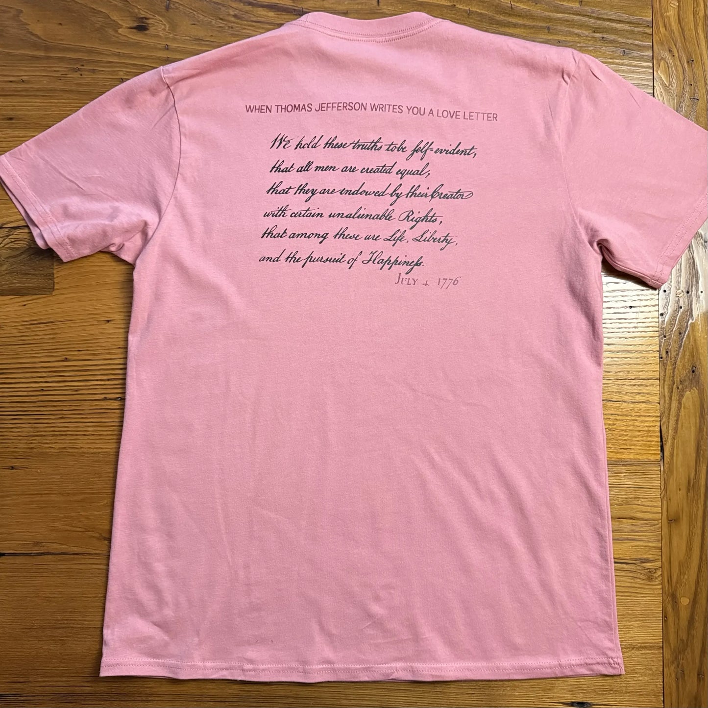 Thomas Jefferson “Love Letter” - “Breakup Letter” Made in America Shirt  — Limited edition