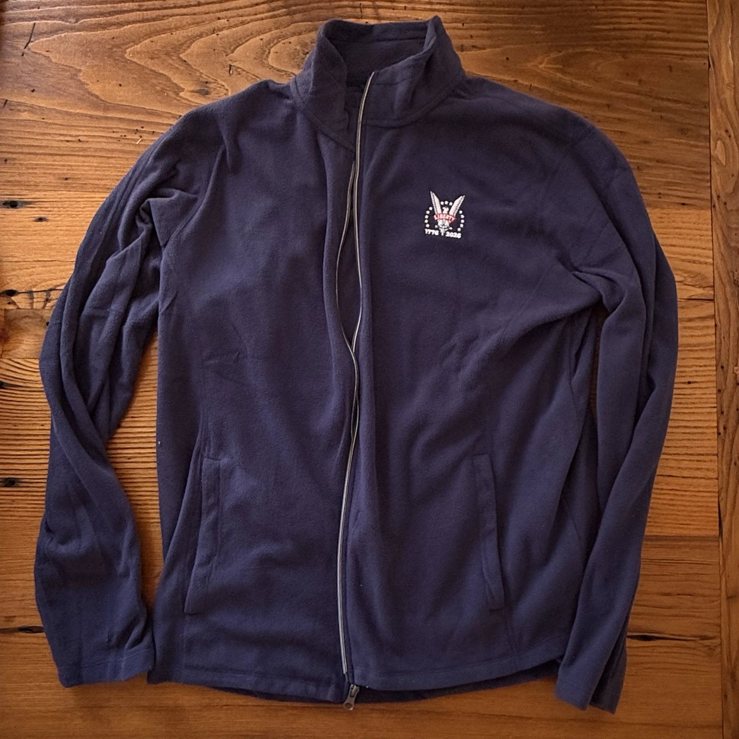 Embroidered Liberty Eagle 1776 - 2026 pile jacket