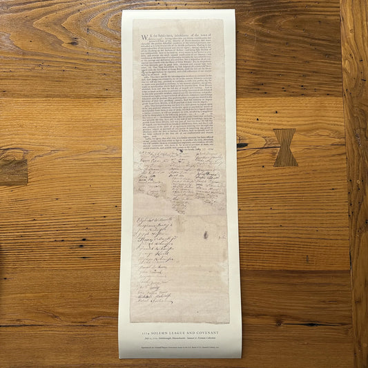 1774 Solemn League and Covenant — Print — Only 6 available