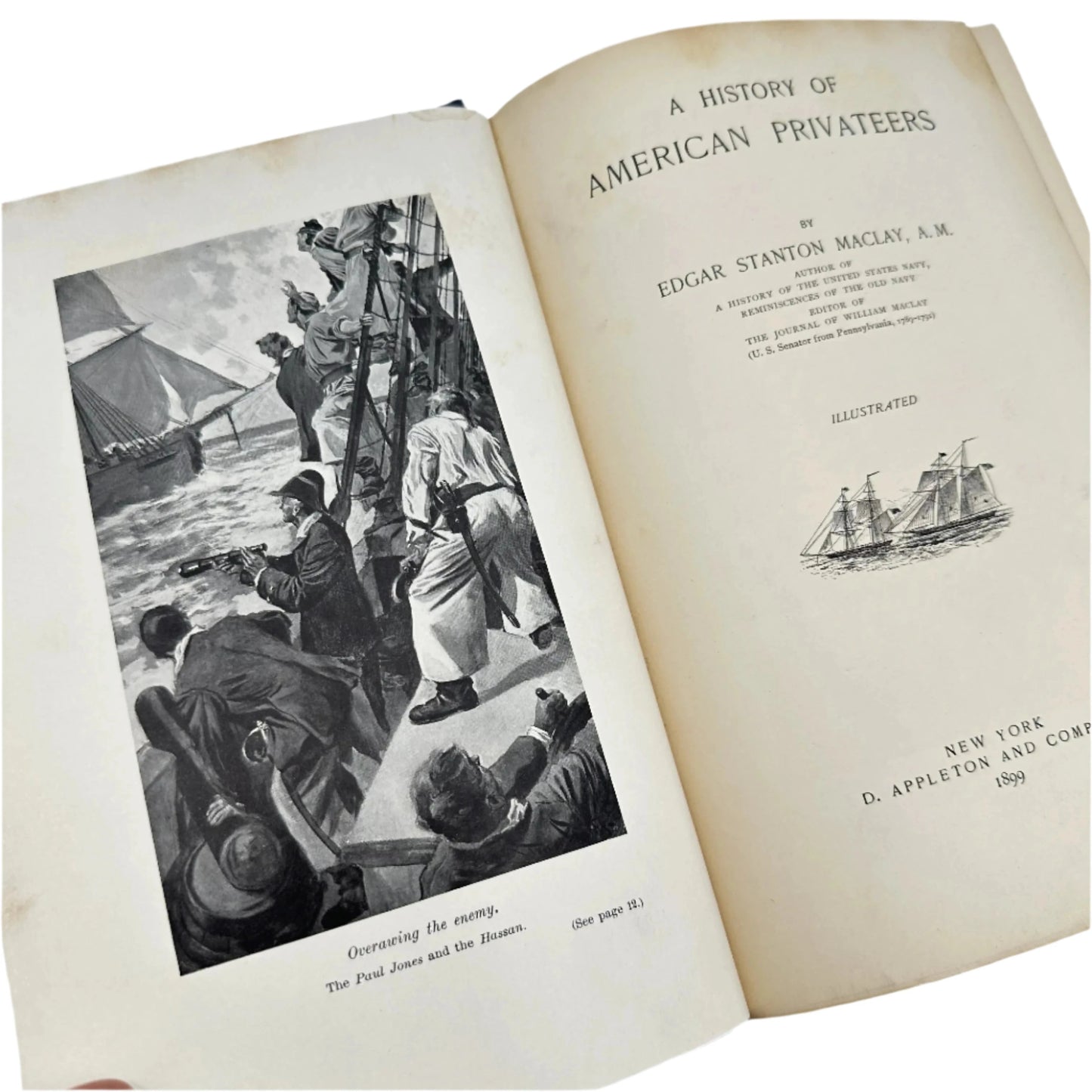 1899 "A History of American Privateers" by Edgar Stanton Maclay