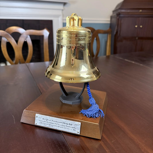 Whitechapel Liberty Bell Replica  — 22K gold plate — Limited edition for the Bicentennial