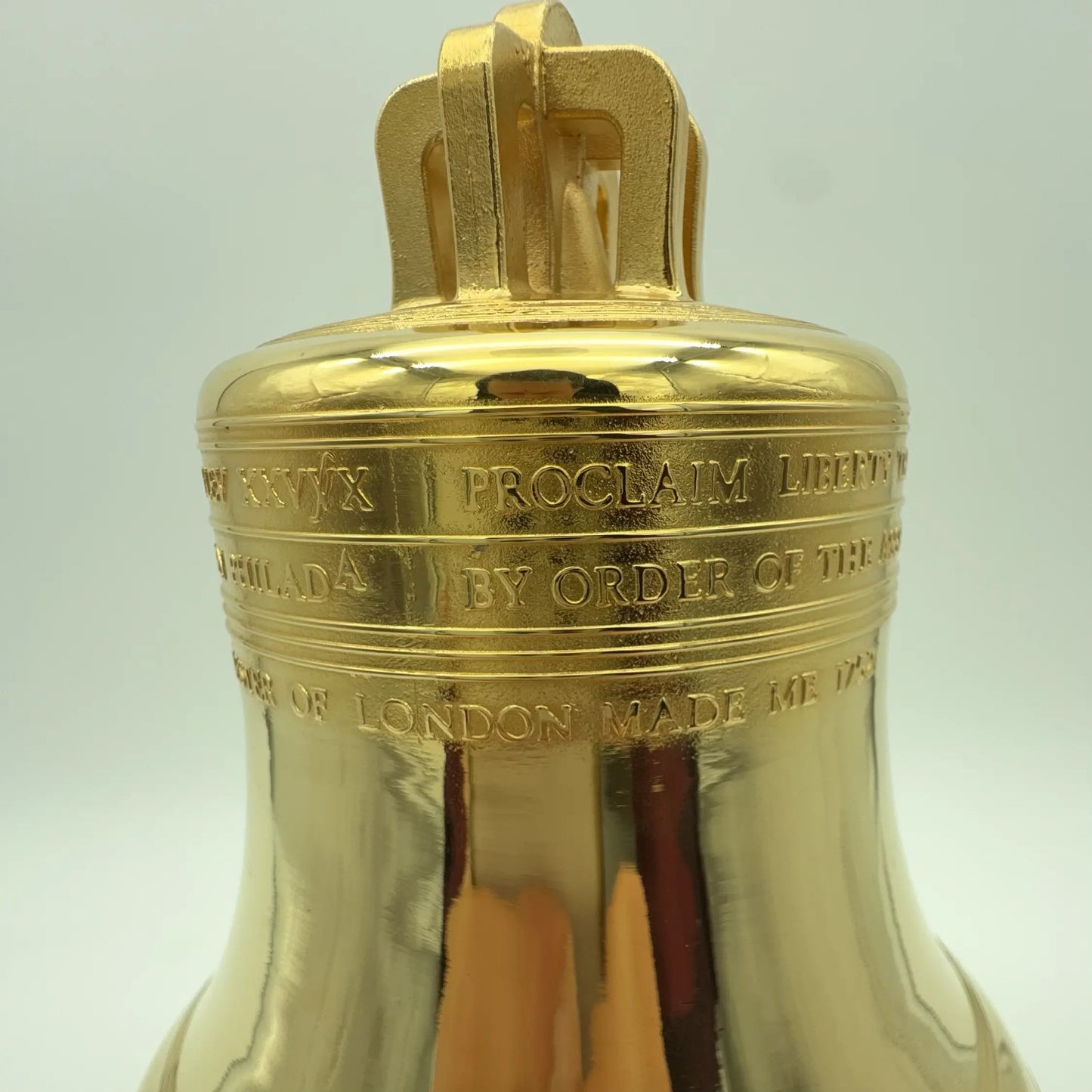 Whitechapel Liberty Bell Replica  — 22K gold plate — Limited edition for the Bicentennial