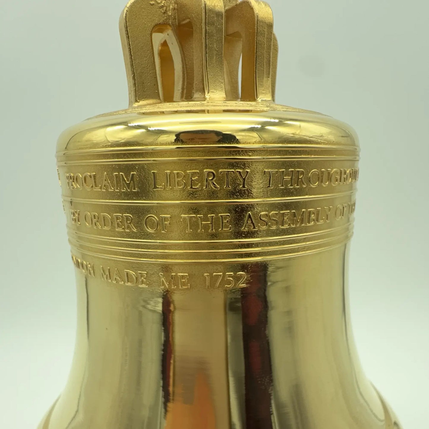 Whitechapel Liberty Bell Replica  — 22K gold plate — Limited edition for the Bicentennial