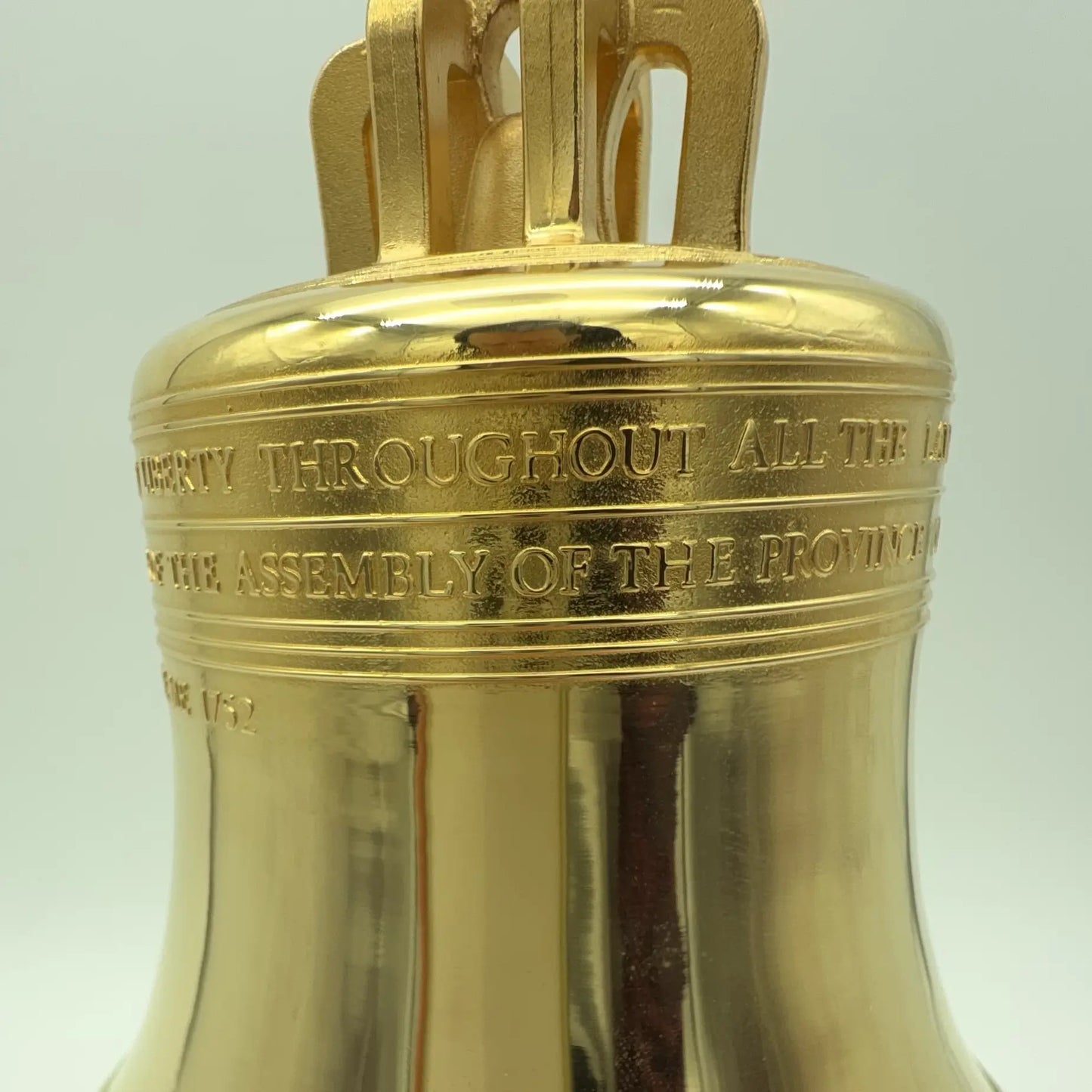 Whitechapel Liberty Bell Replica  — 22K gold plate — Limited edition for the Bicentennial