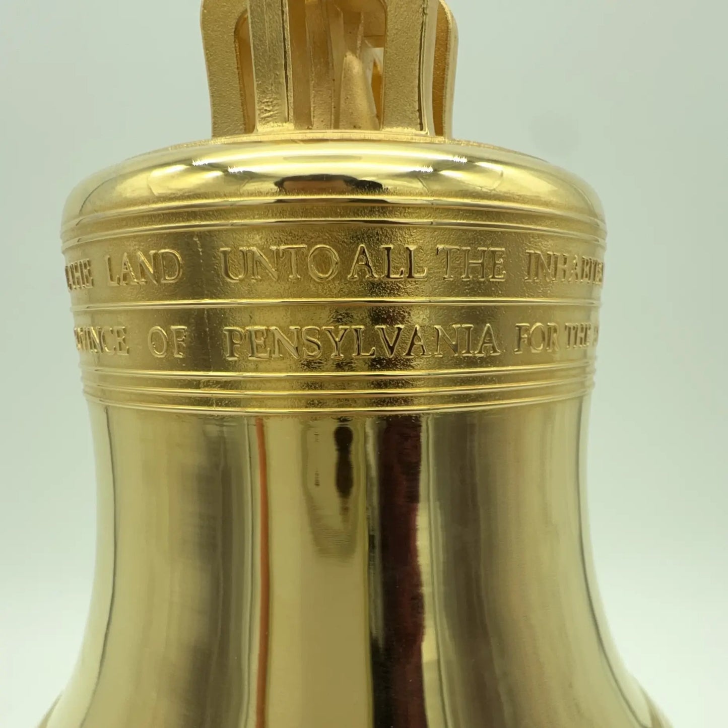 Whitechapel Liberty Bell Replica  — 22K gold plate — Limited edition for the Bicentennial