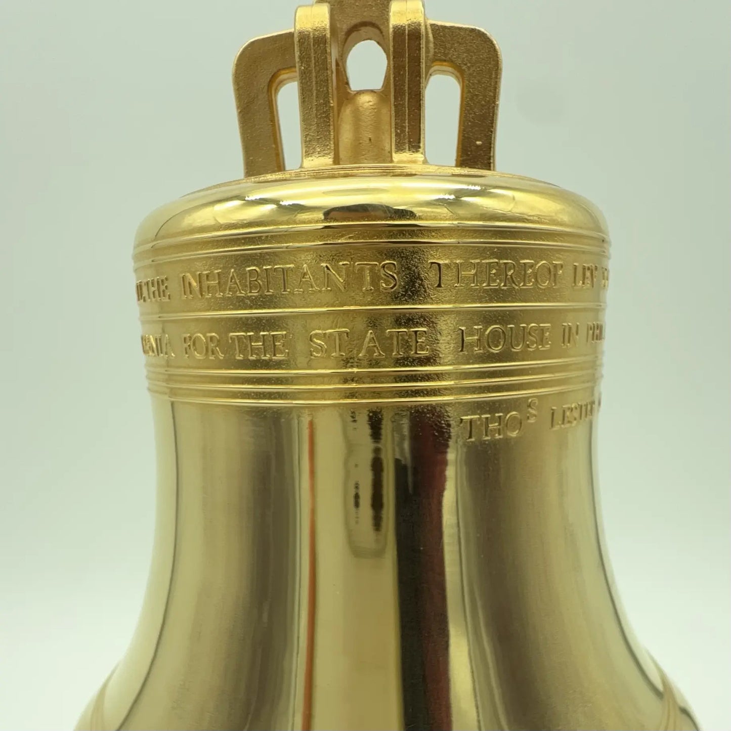 Whitechapel Liberty Bell Replica  — 22K gold plate — Limited edition for the Bicentennial