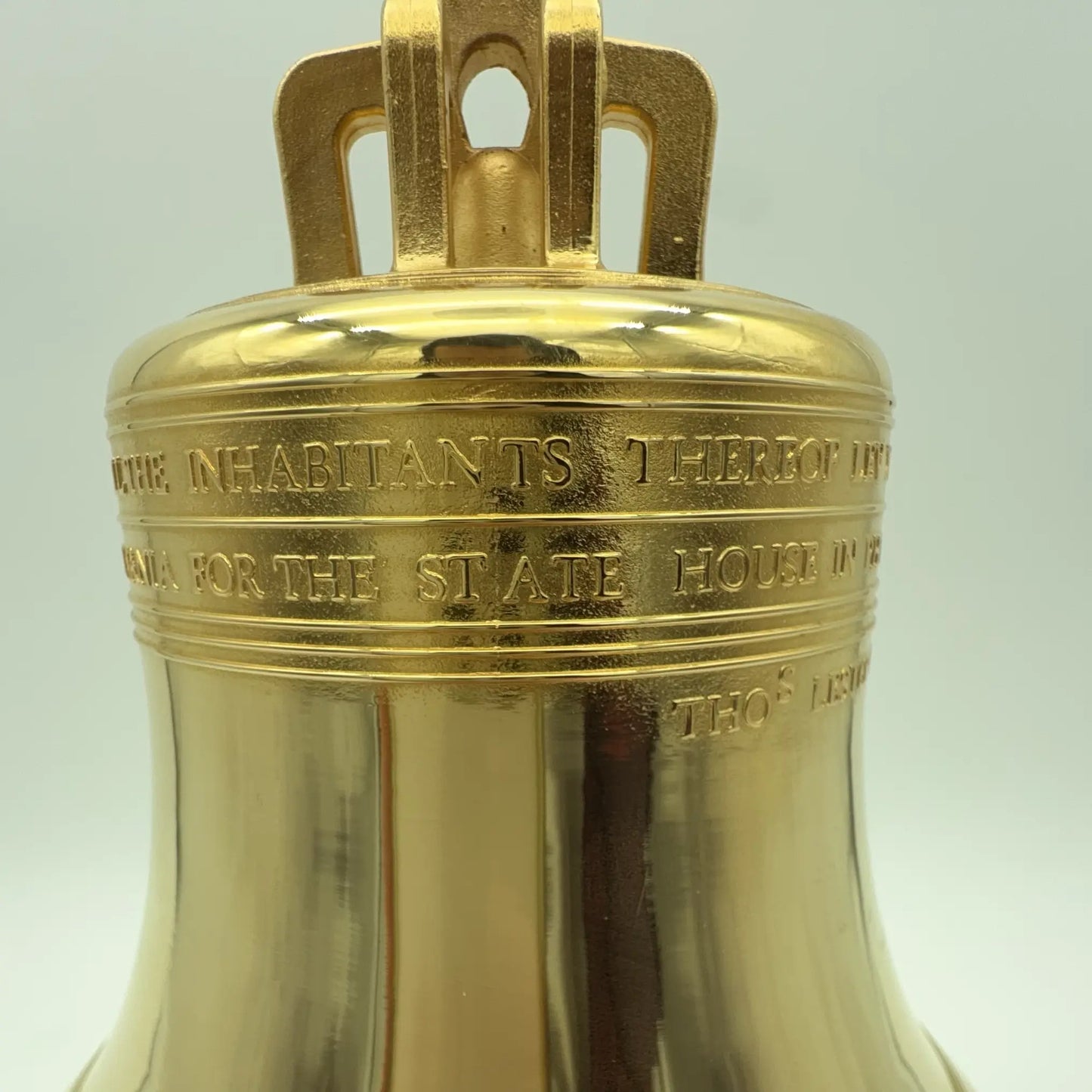 Whitechapel Liberty Bell Replica  — 22K gold plate — Limited edition for the Bicentennial